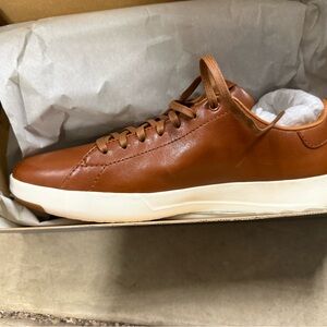 Cole Haan Men's Brown Leather Sneakers
